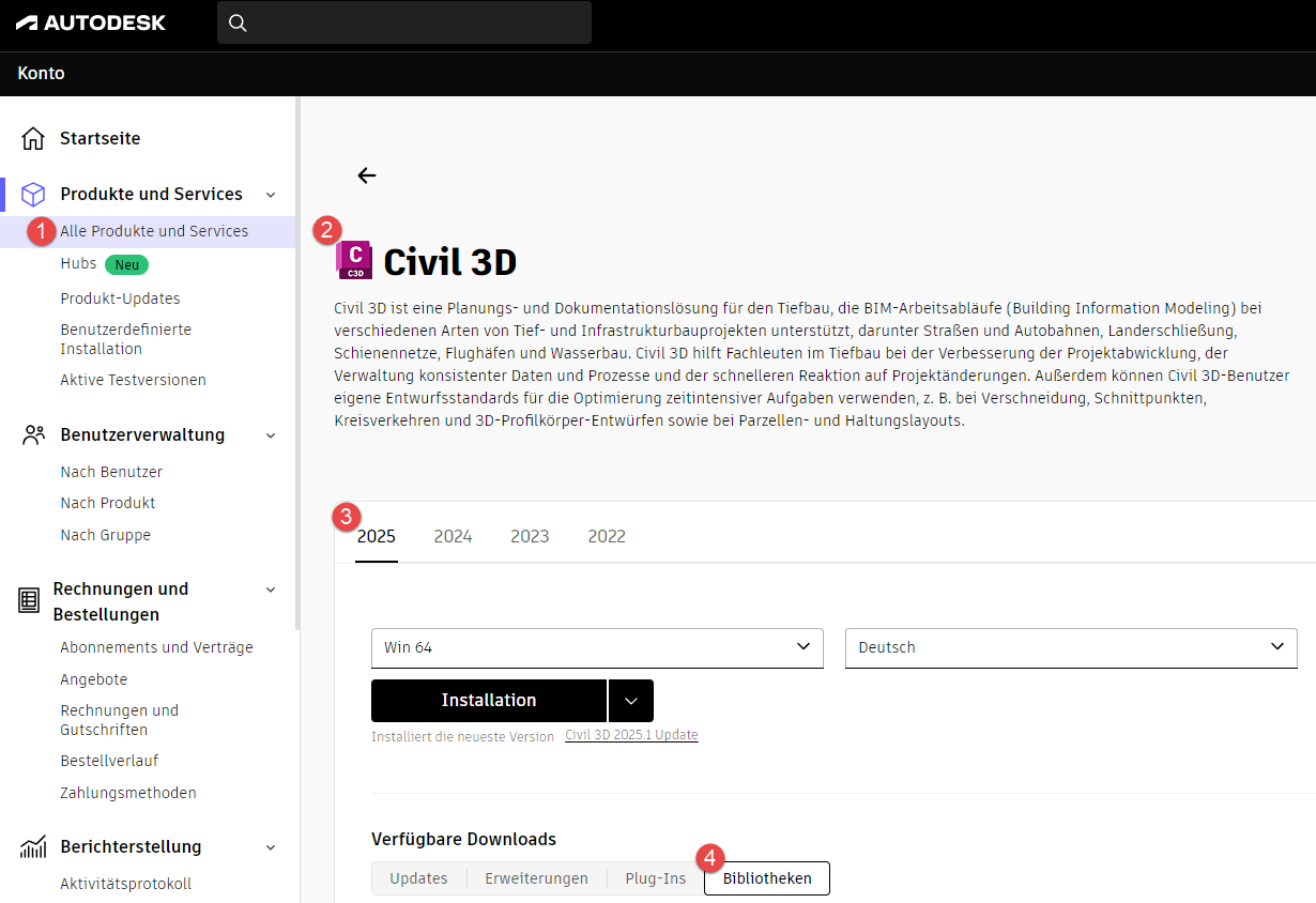 Autodesk Civil 3D 2025: Country Kit für Deutschland, Österreich & Schweiz veröffentlicht – Abbildung 1