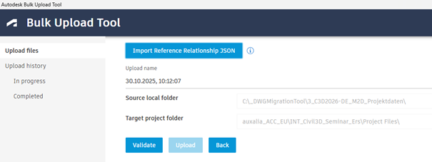Autodesk Construction Cloud: DWG Integrity and Migration for Docs und Bulk Upload Tool – Abbildung 8
