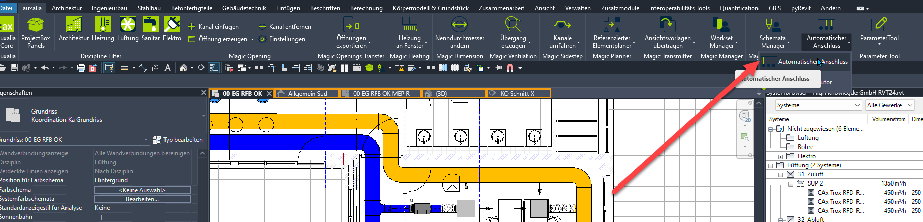auxalia Revit ProjectBox: Effiziente Netzanschlüsse mit dem Magic Connector – Abbildung 2