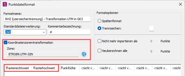 Koordinatentransformation beim Import von Punkten in Civil 3D – Abbildung 5