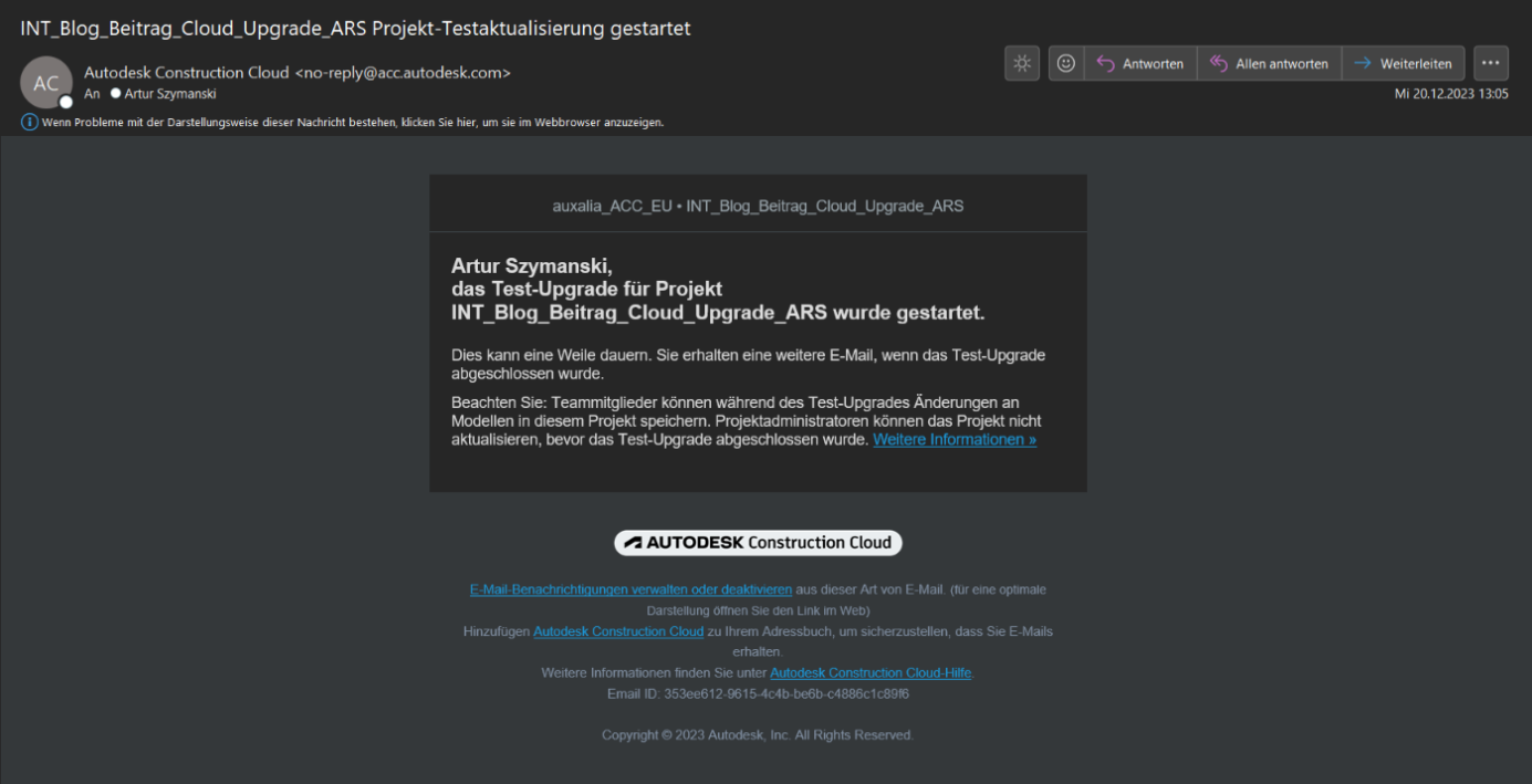 Revit & ACC: Cloud-Modell-Upgrade und Arbeitsweisen im Detail – Abbildung 7