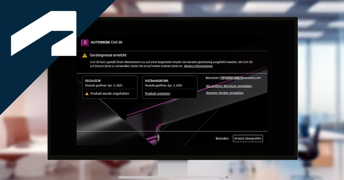 Autodesk: „Gerätegrenze erreicht“ – Ursachen und Lösungen