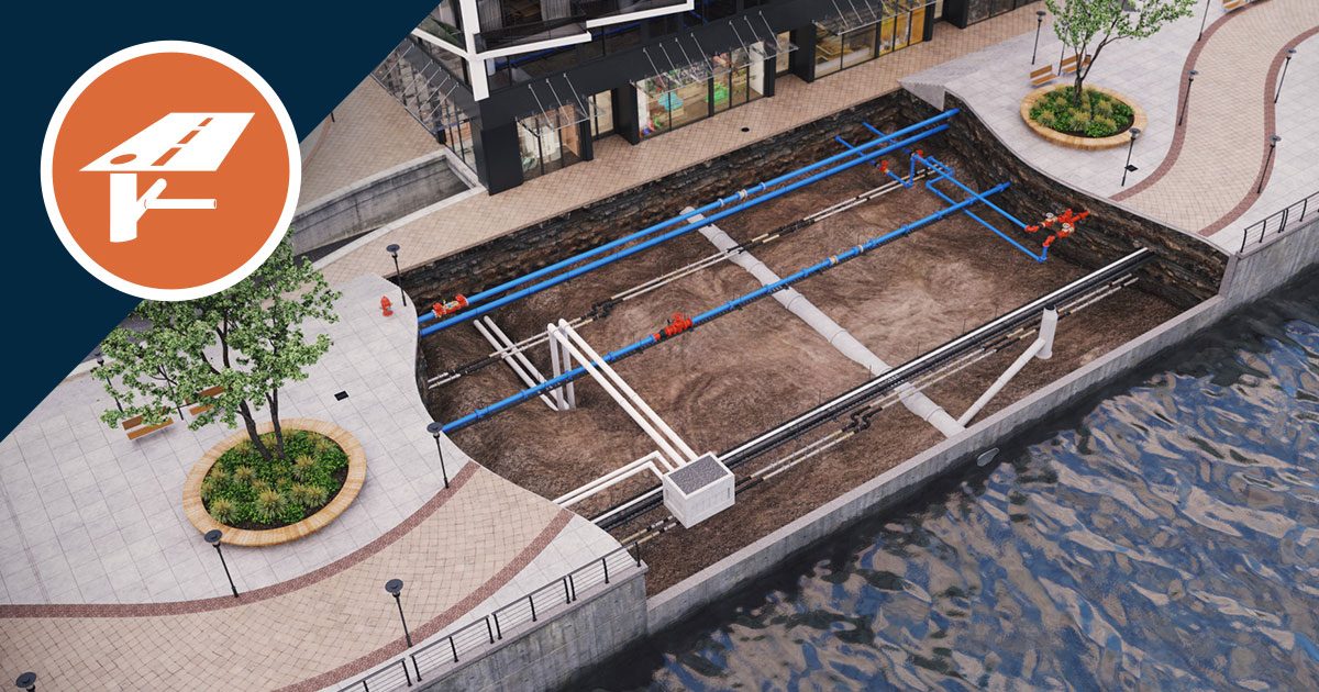 auxalia Civil Infra Tools – Vom 2.5D Leitungskataster in die 3D Infrastrukturplanung
