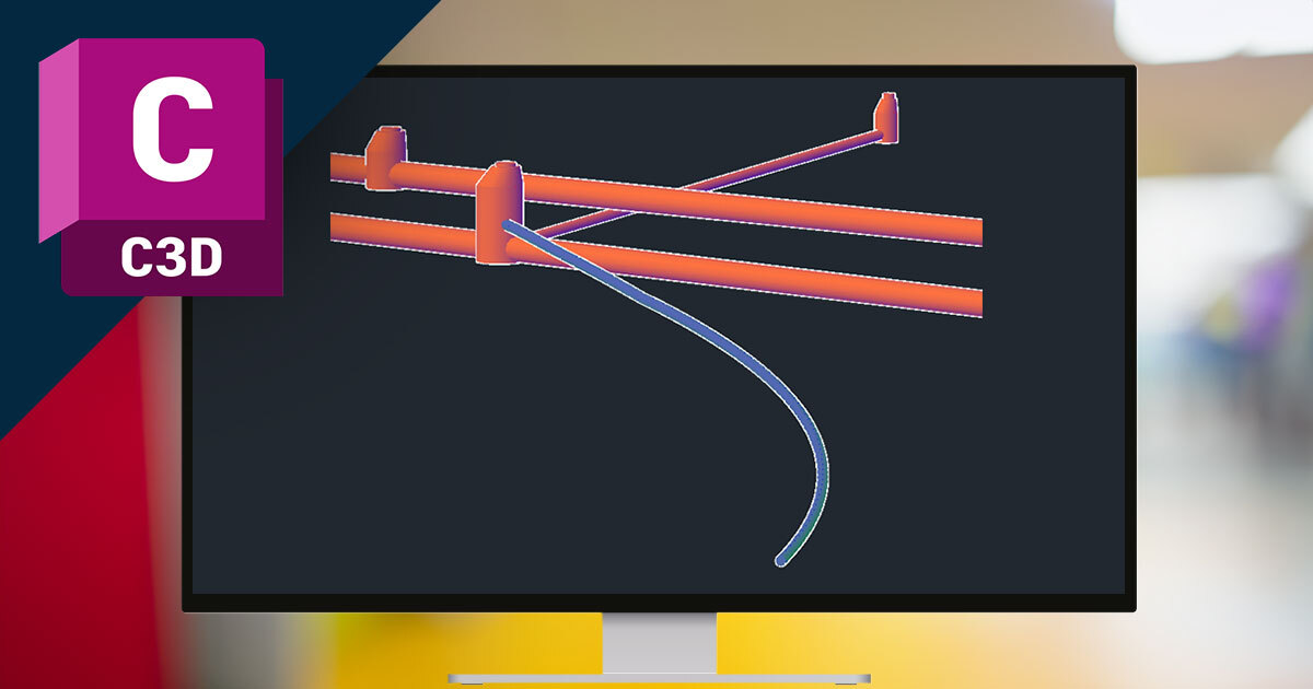 Civil 3D: Kanal- und Druckleitungsnetz verbinden