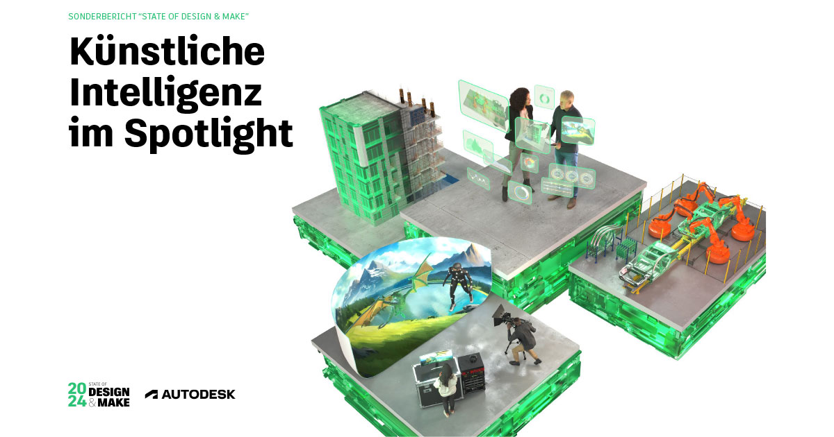 aDie Rolle der KI in der Bau- und Fertigungsindustrie – Erkenntnisse aus dem State of Design &amp; Make 2024