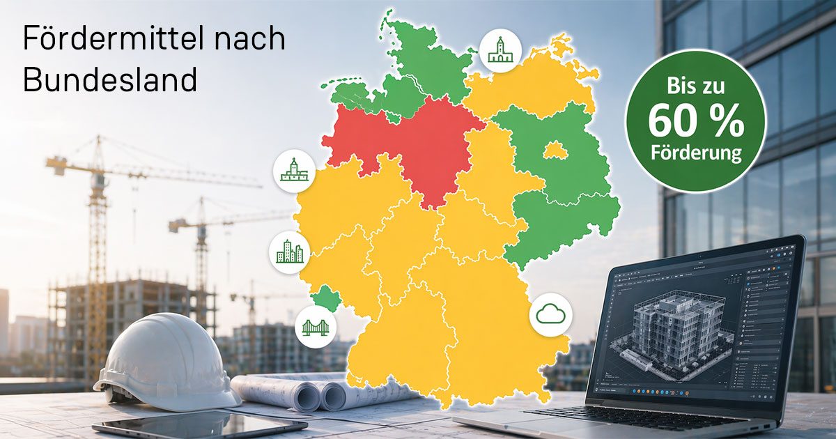 Fördermittel für Digitalisierung in der Baubranche 2026