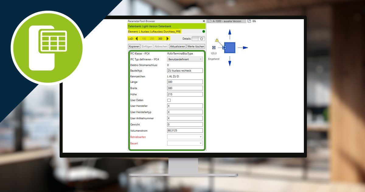 Revit ParameterTool Light: Bauteile mit Informationen anreichern leicht gemacht